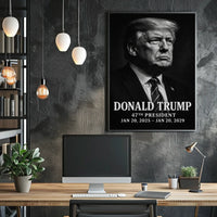 Donald Trump Visionary Modern Times American Pride Patriotism Photography Realism Leadership Poster