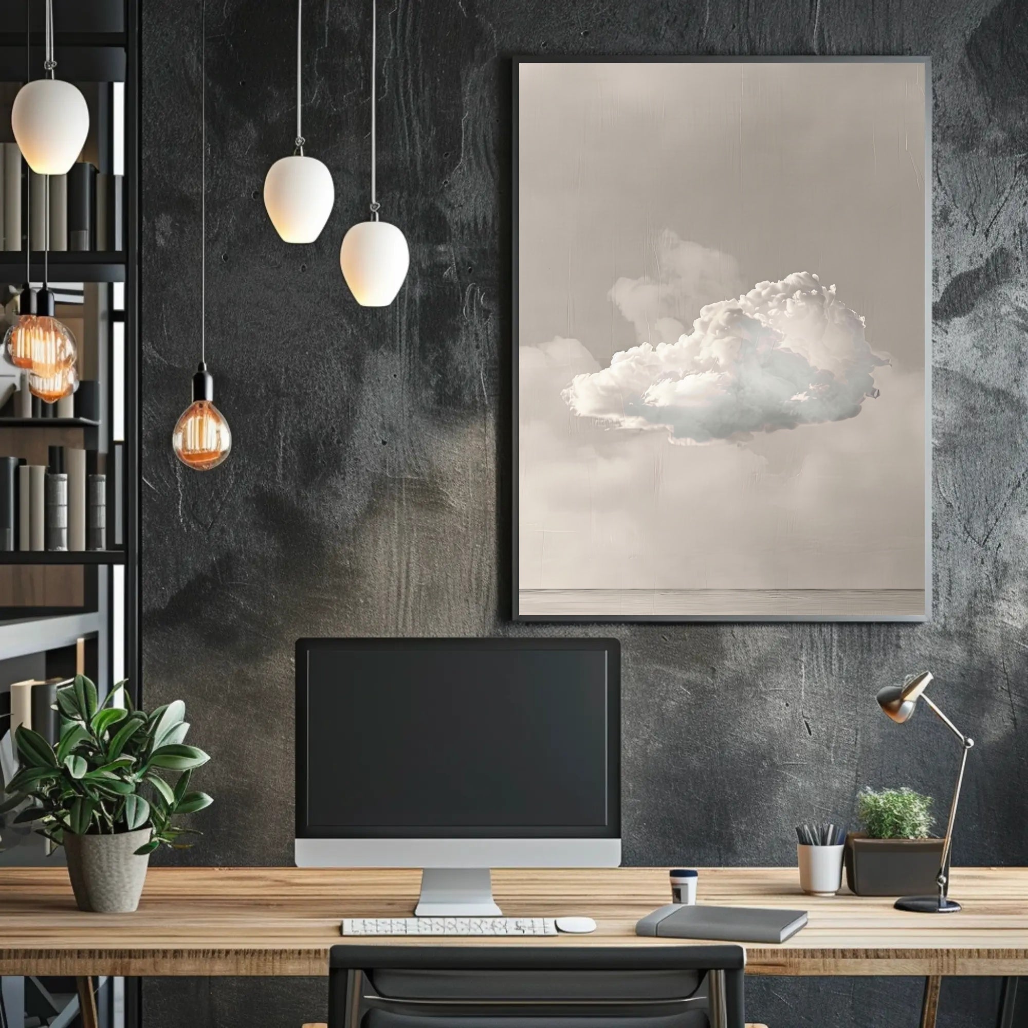 Cloudy Serenity Poster