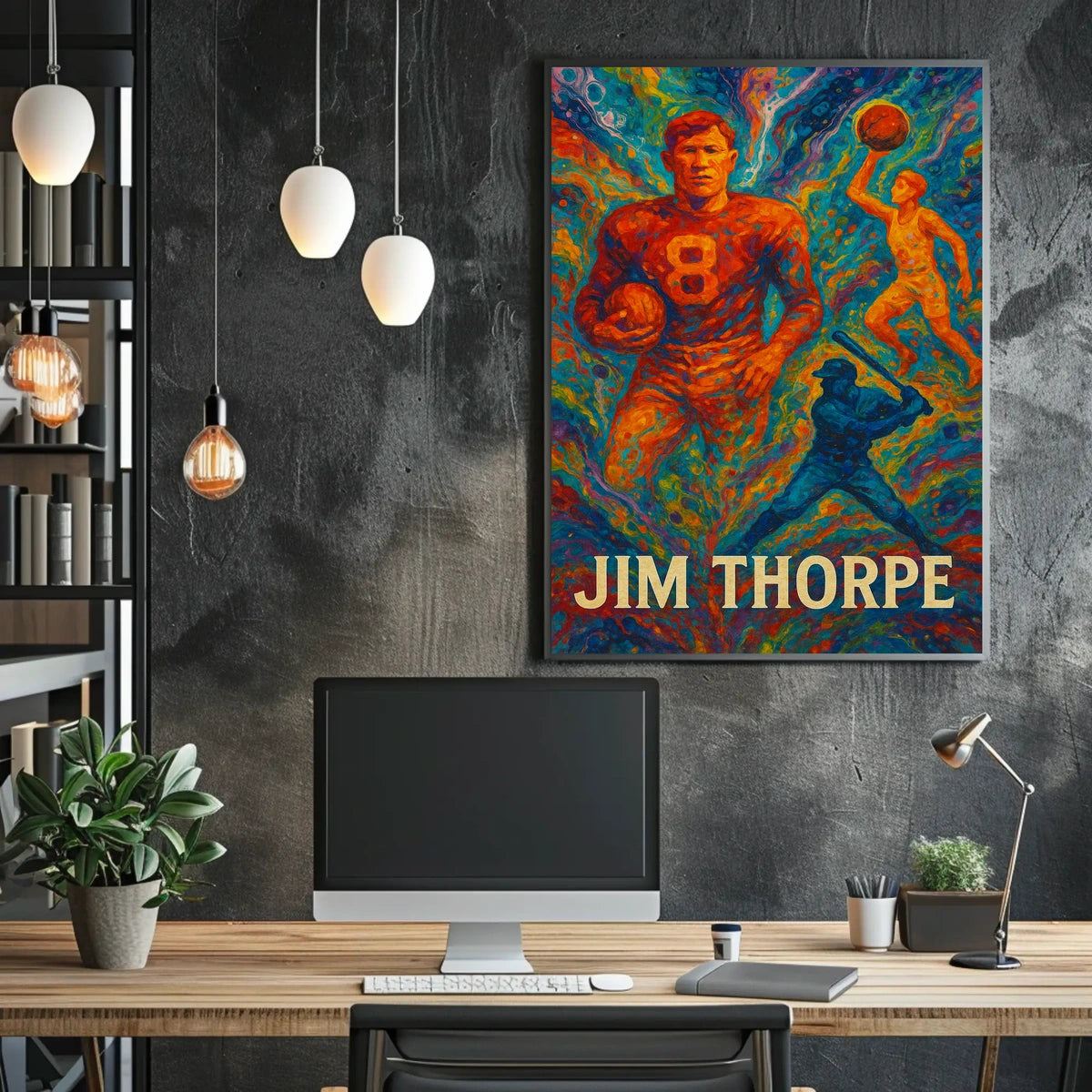 Jim Thorpe Athletic Legend Poster