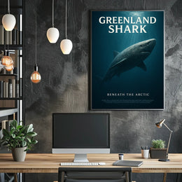 Greenland Shark Beneath the Arctic Poster