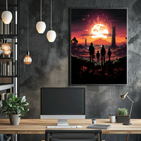 Journey to the Fiery Moon Poster