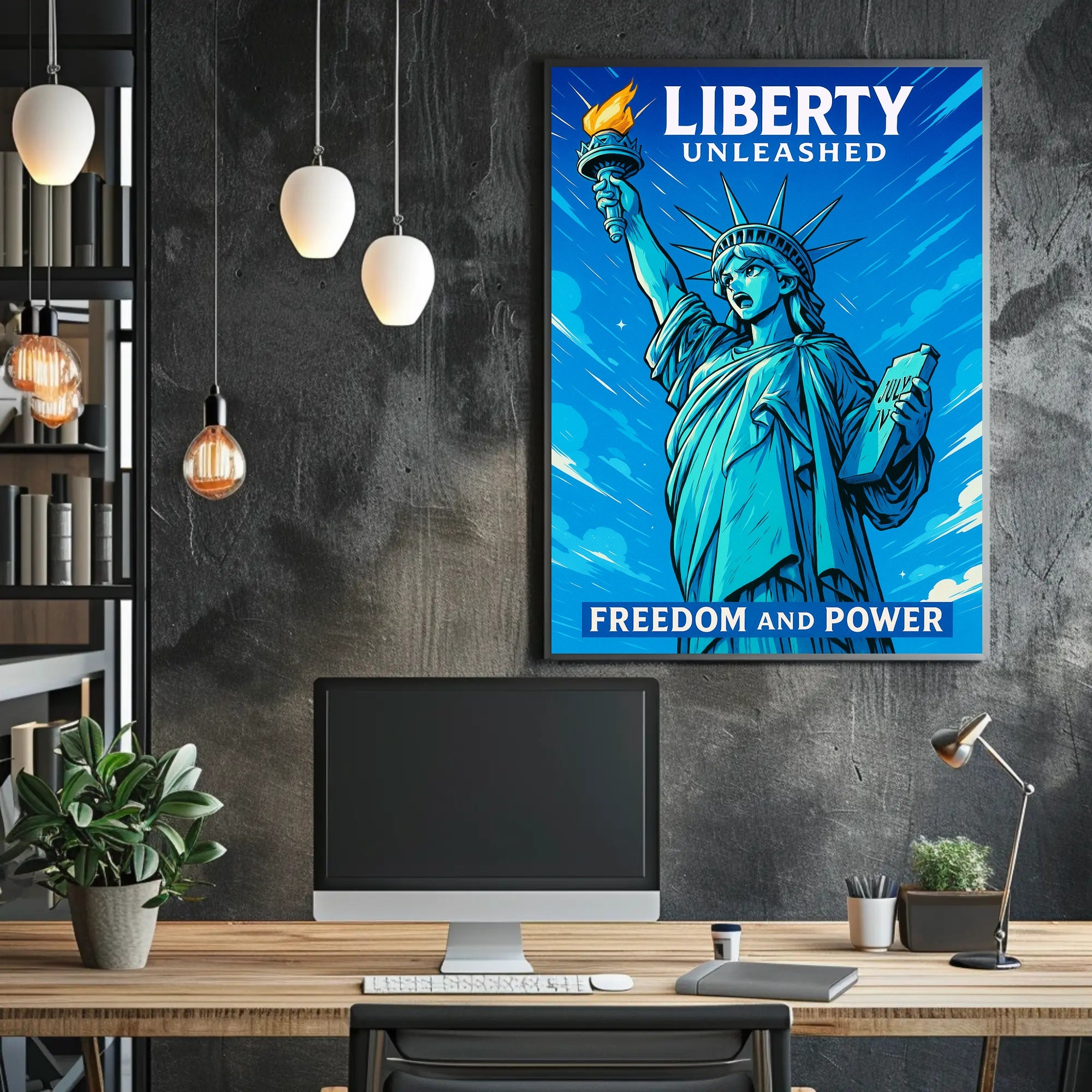 Liberty Unleashed Poster PosterGoat