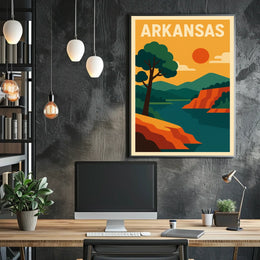 Arkansas Scenic Landscape Poster