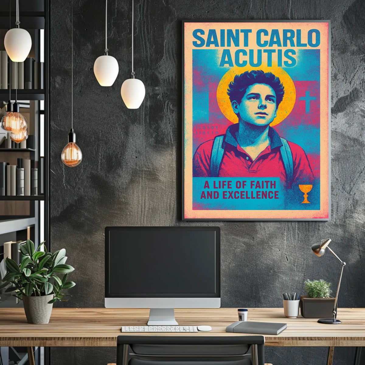 Saint Carlo Acutis A Life Of Faith And Poster