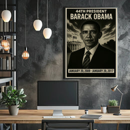 Barack Obama 44Th President Poster