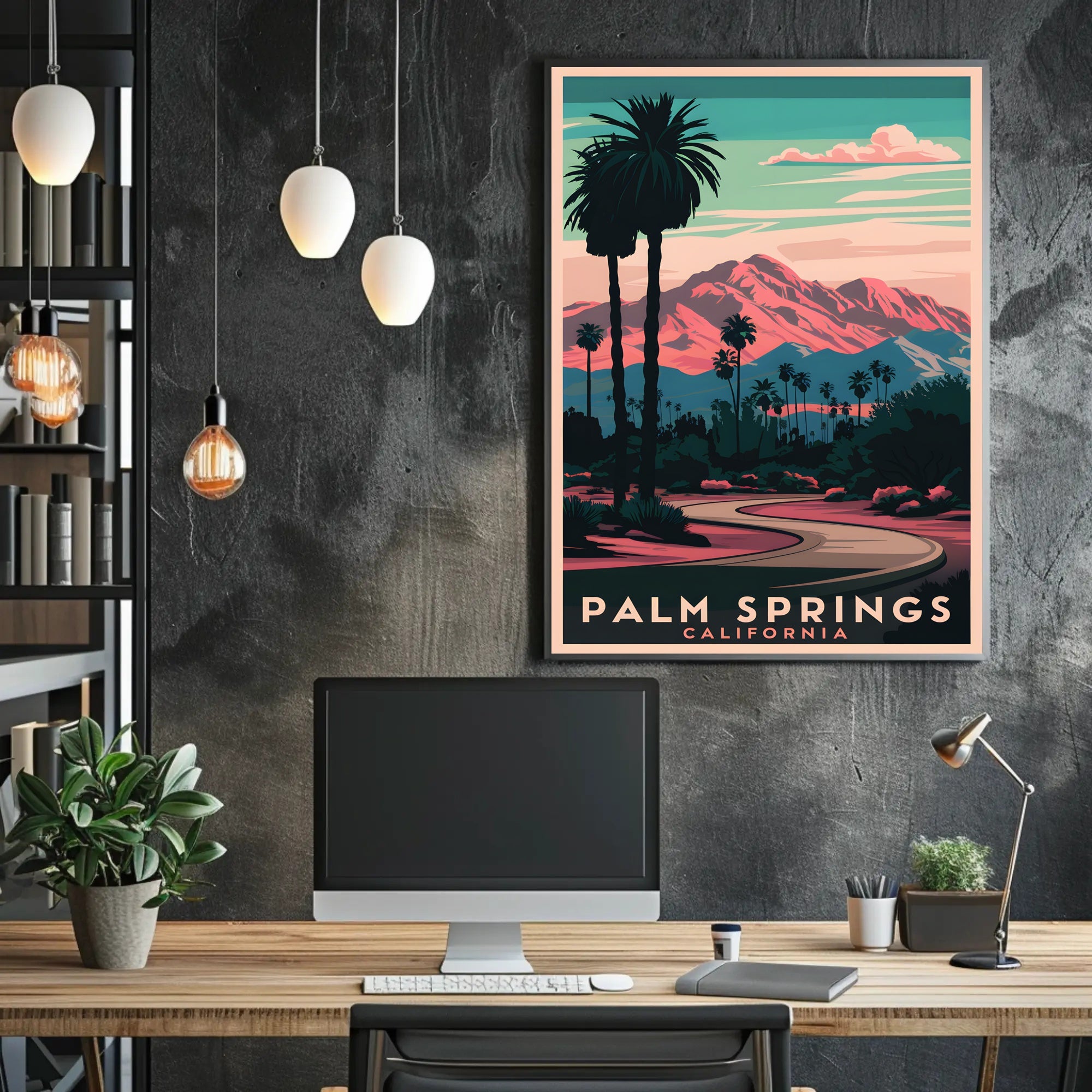 Palm Springs Scenic Poster