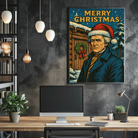 Merry Christmas Portrait Poster