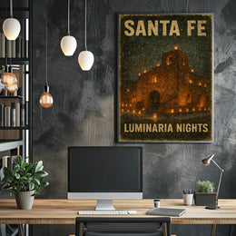 Santa Fe Luminaria Nights Poster