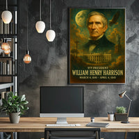 William Henry Harrison Historic Neoclassical Realism Poster
