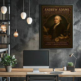 Andrew Adams Legacy of a Founding Father Poster