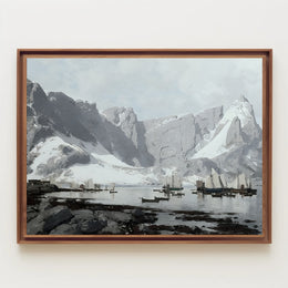 Arctic Sailing Scene Poster