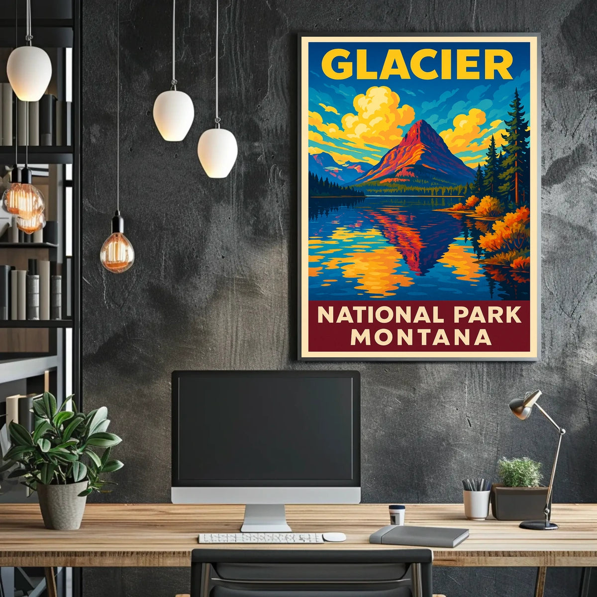 Glacier National Park Poster