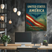 United States of America A Nation of Innovation and Heritage Poster