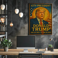 Trump 47th President Patriotic Decor Lovers Poster