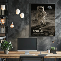 Apollo 11 Moon Landing Poster