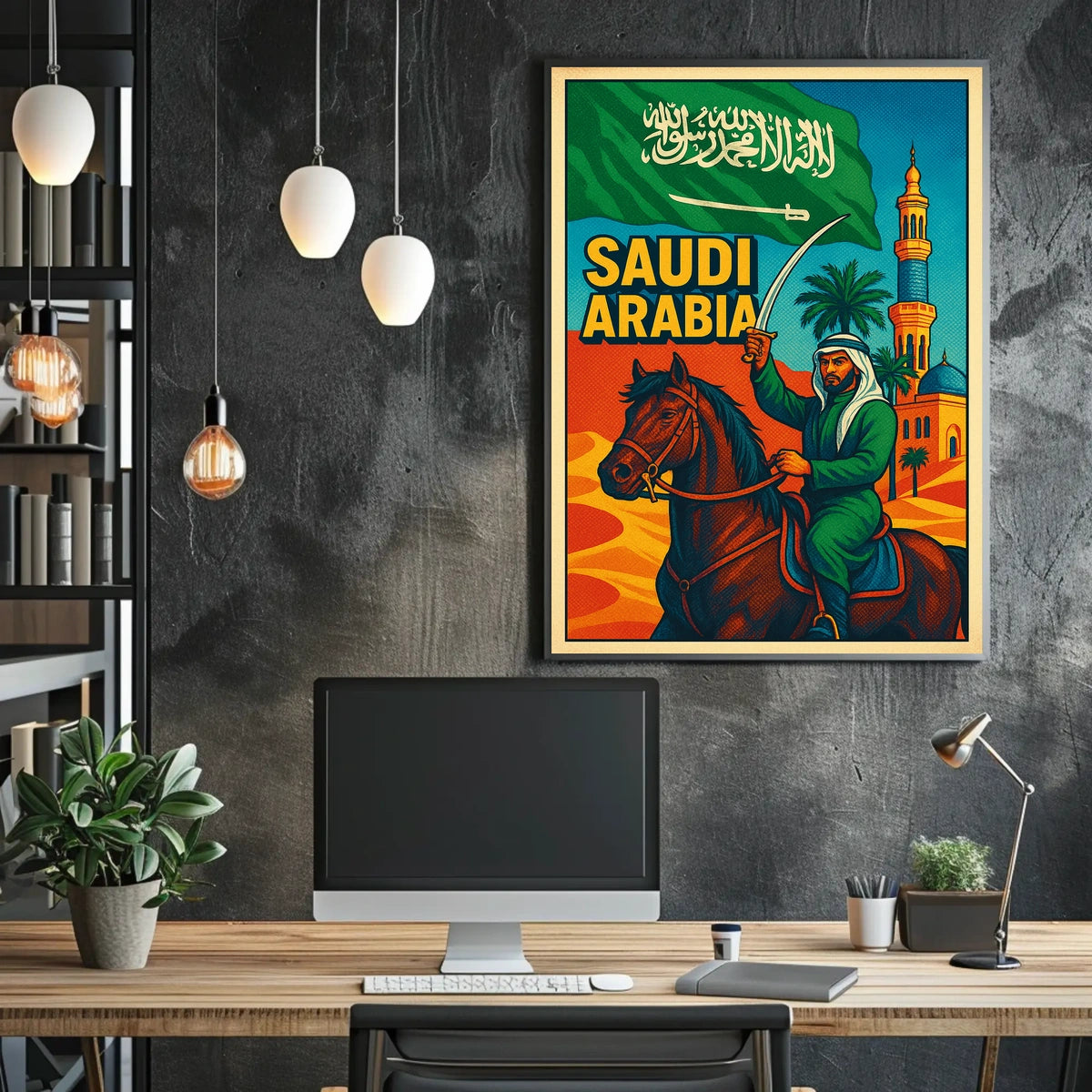 Saudi Arabia Heritage Poster