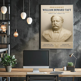 William Howard Taft Vintage Historical Presidential Poster