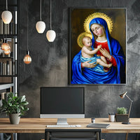 Mary and Jesus Poster