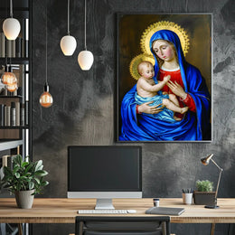 Mary and Jesus Poster