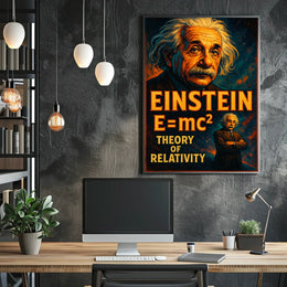 Einstein Theory Of Relativity Poster
