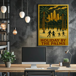 Holiday By The Palms Poster