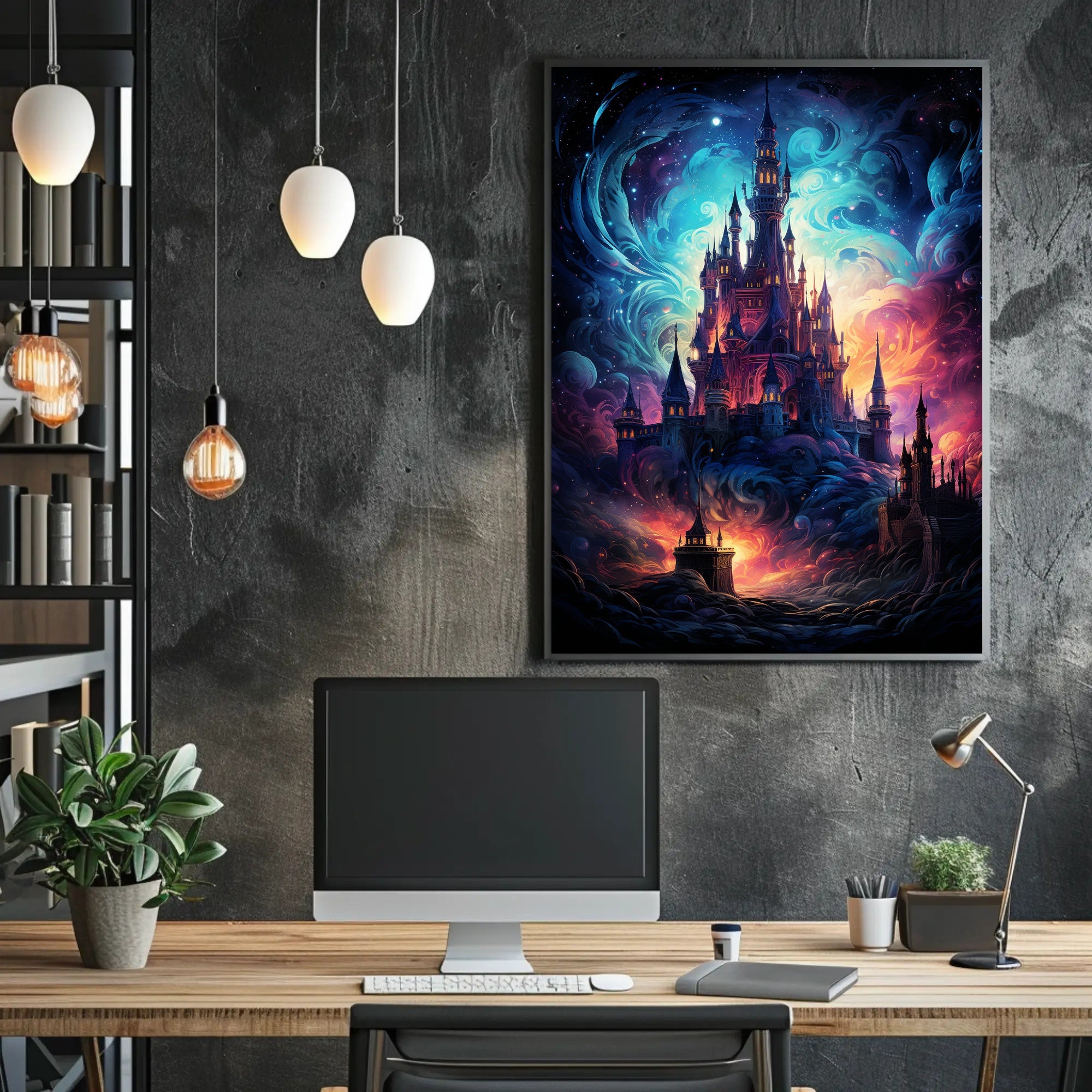 Enchanted Castle In The Cosmos Poster