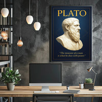 Plato The Measure of a Man Poster PosterGoat