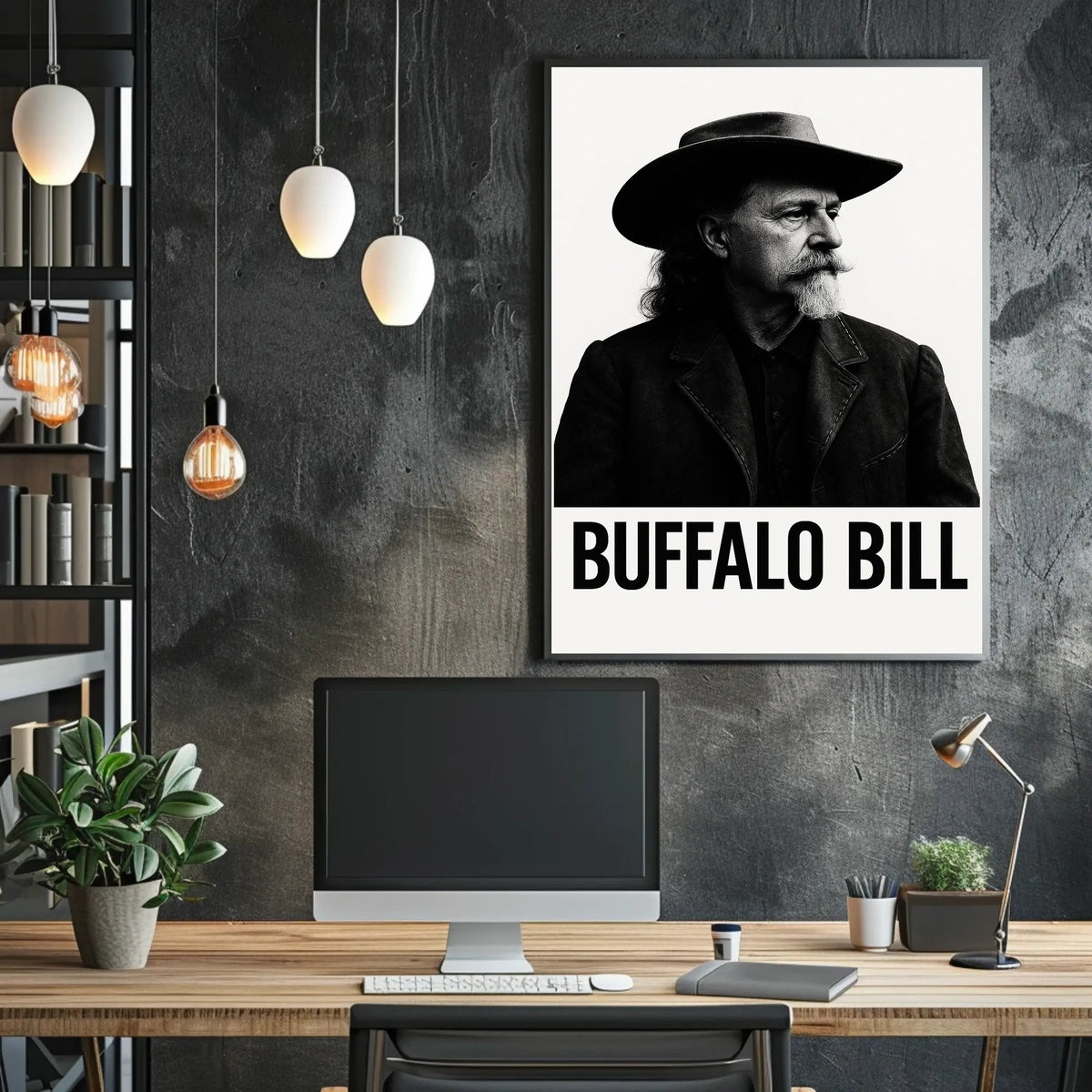 Buffalo Bill Historic American Old West Heritage Poster
