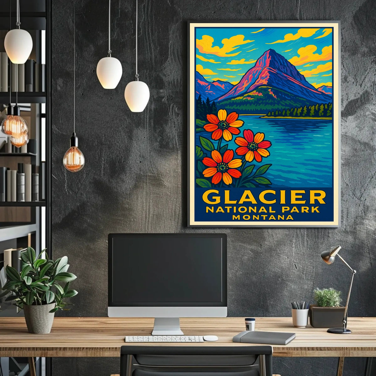 Glacier National Park Poster