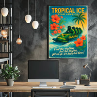 Tropical Ice Team Jamaica Poster