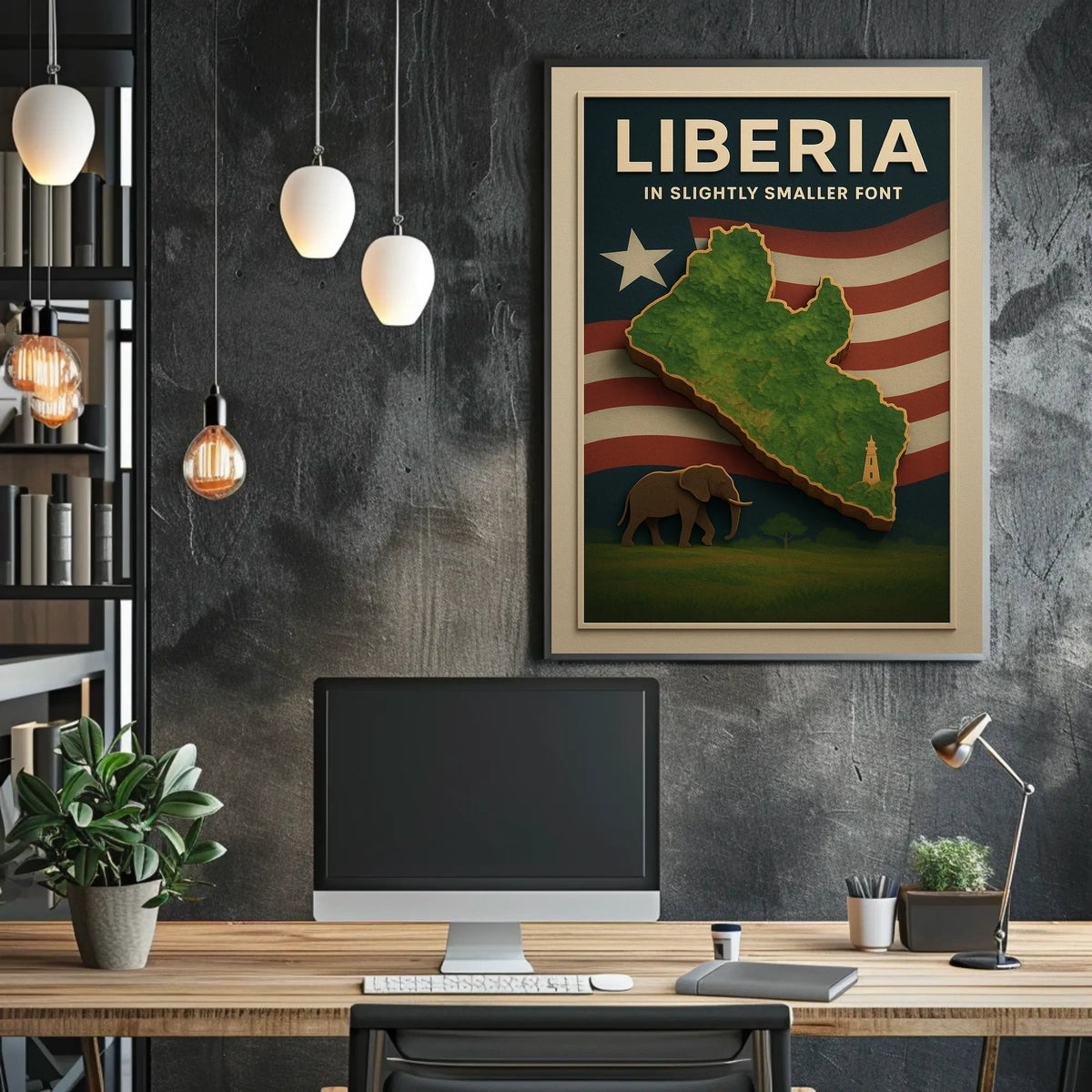 Liberia A Visual Tribute Poster