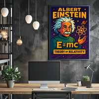 Albert Einstein Theory Of Relativity Poster