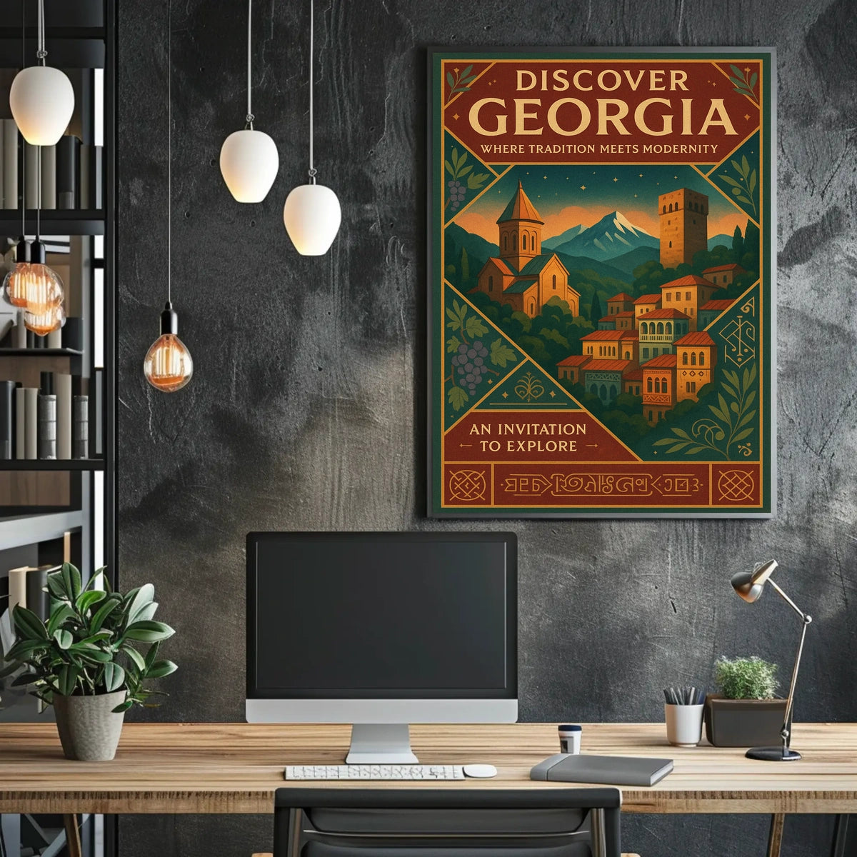 Discover Georgia Poster
