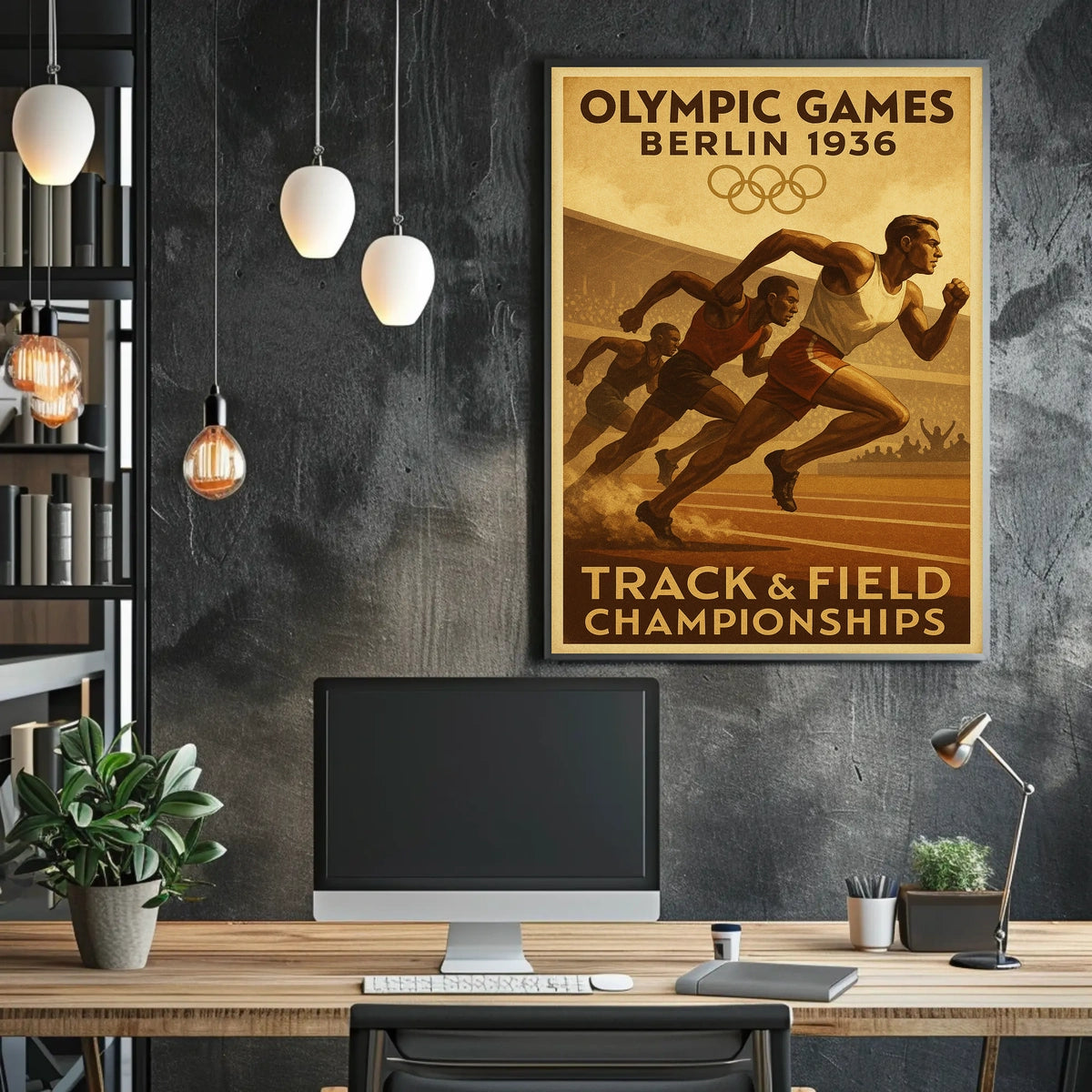 Berlin 1936 Olympic Games Poster