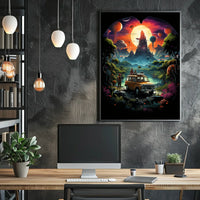 Journey to the Surreal Landscape Poster
