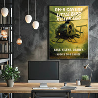 Hughes OH-6 Cayuse Little Bird Killer Egg Poster PosterGoat
