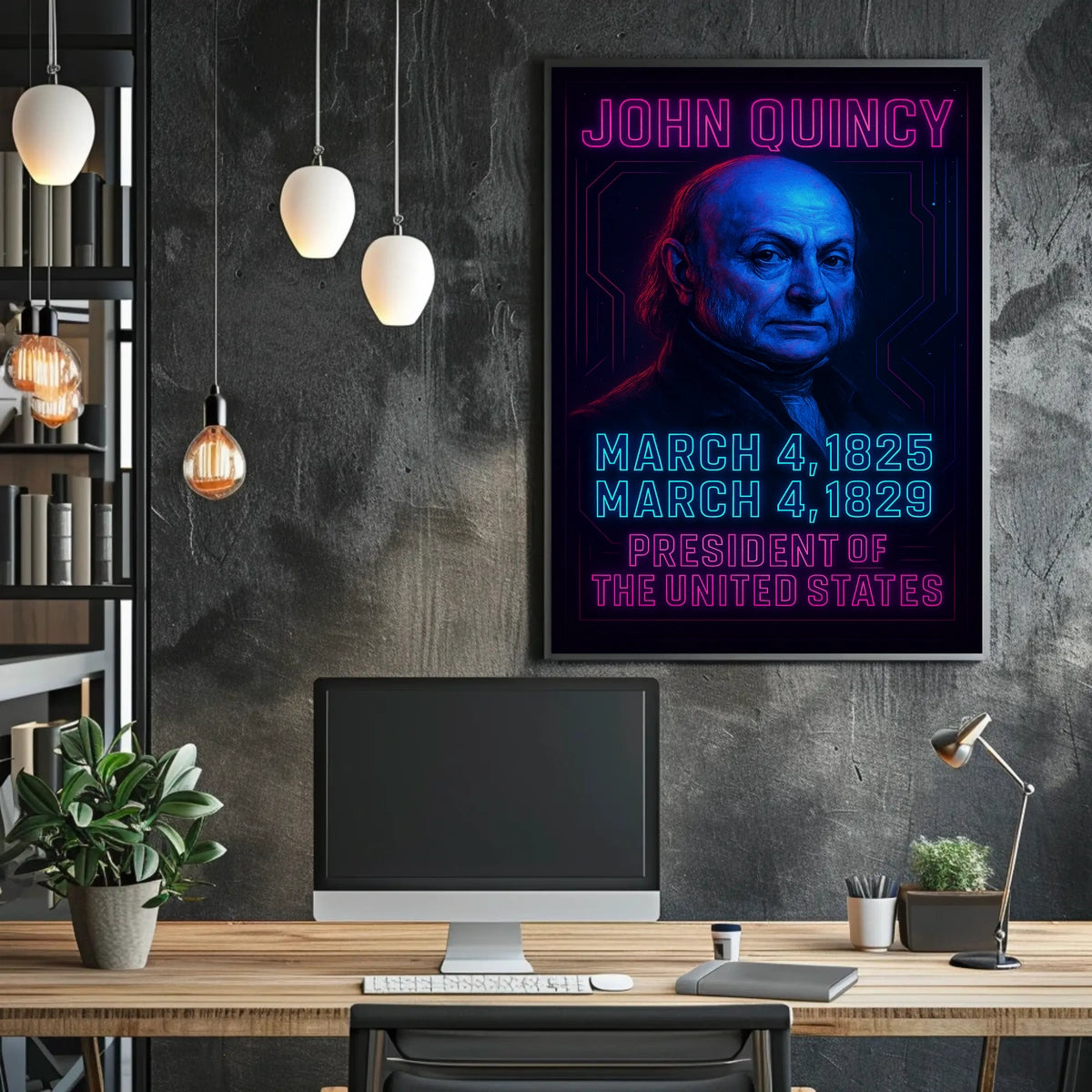 John Quincy Adams 6Th President Poster