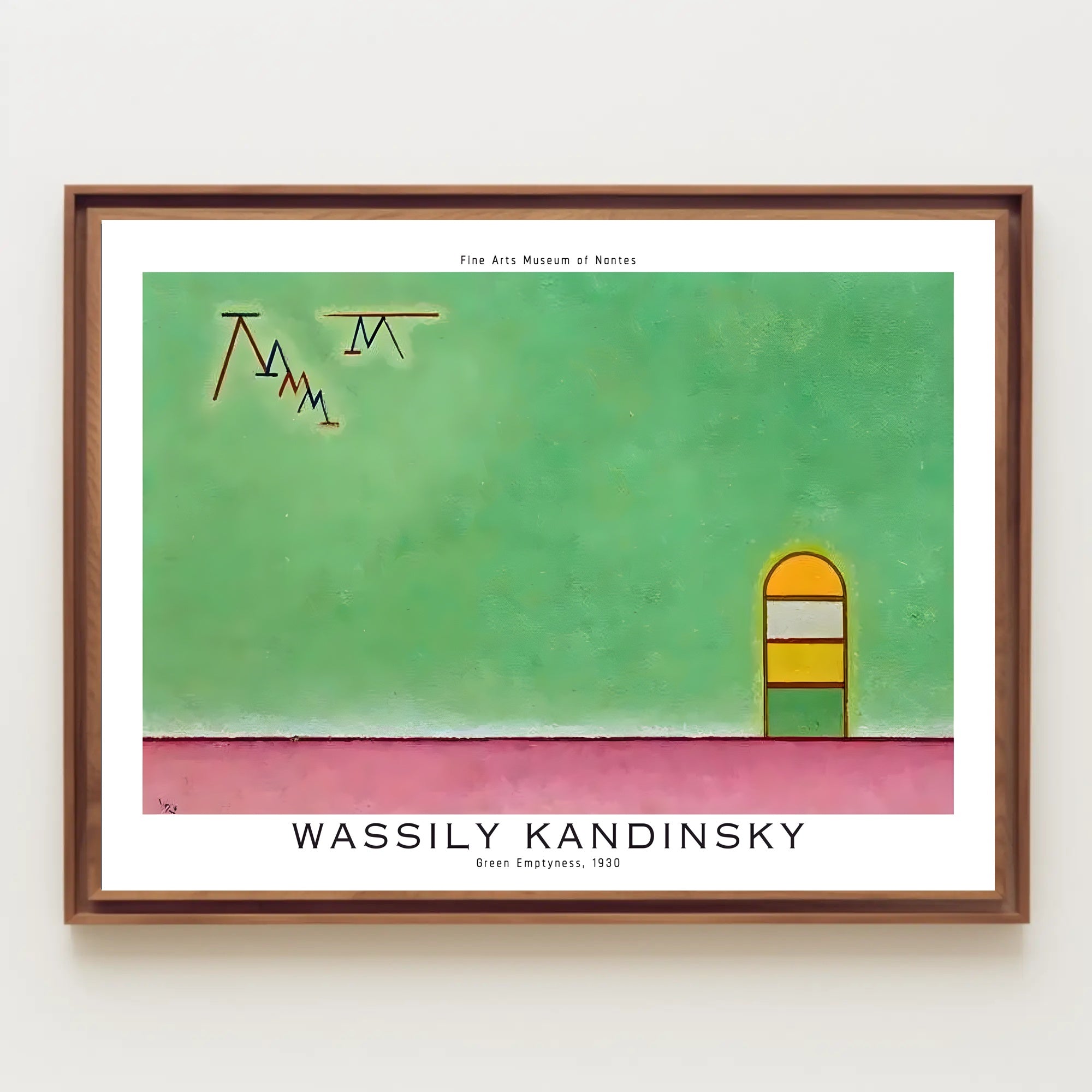 Wassily Kandinsky Green Emptiness Poster