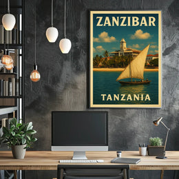 Zanzibar Travel Poster