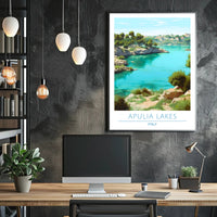 Apulia Lakes, Italy Poster