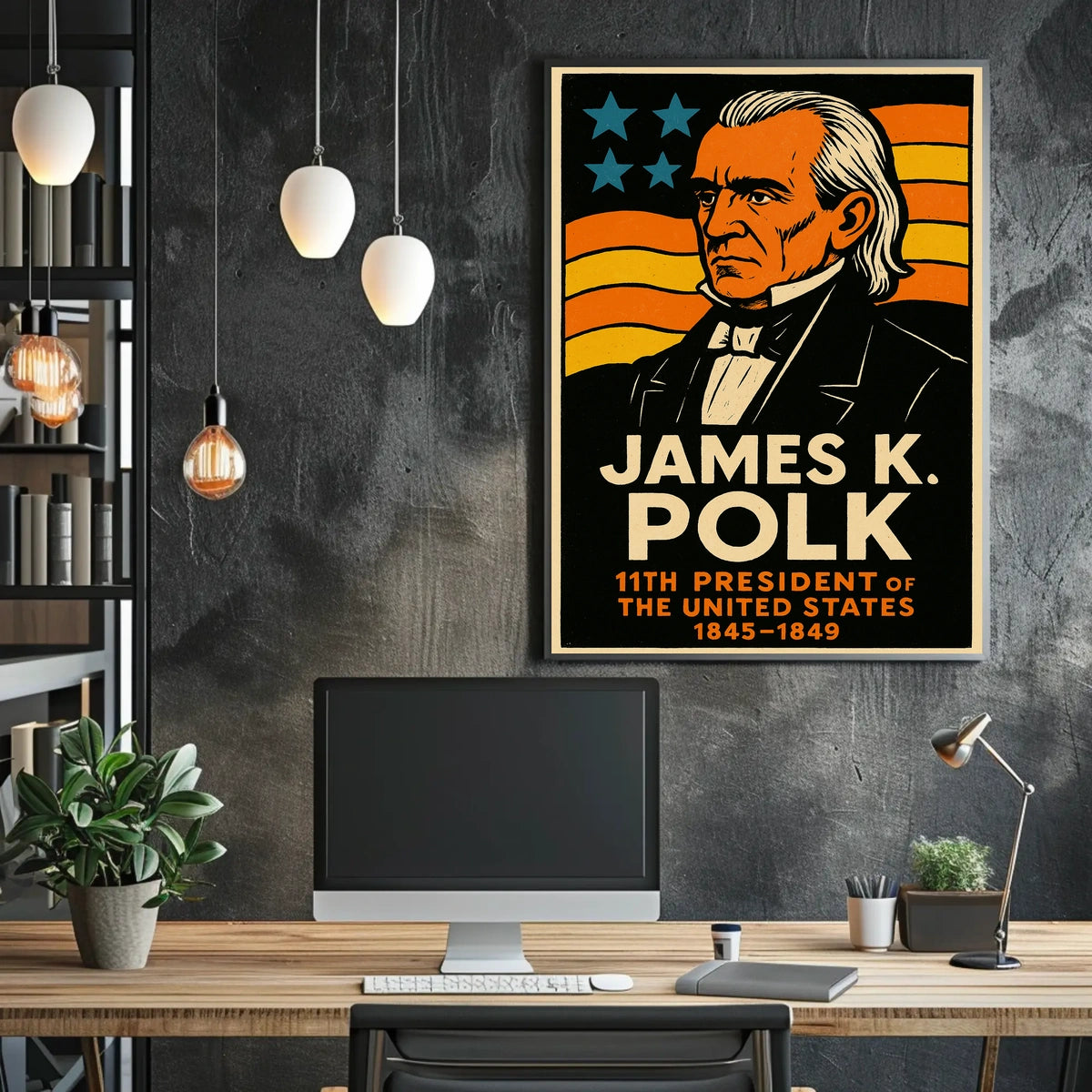 James K. Polk 11th President Poster