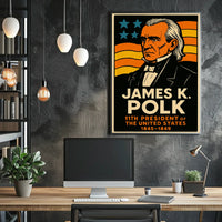 James K. Polk 11th President Poster