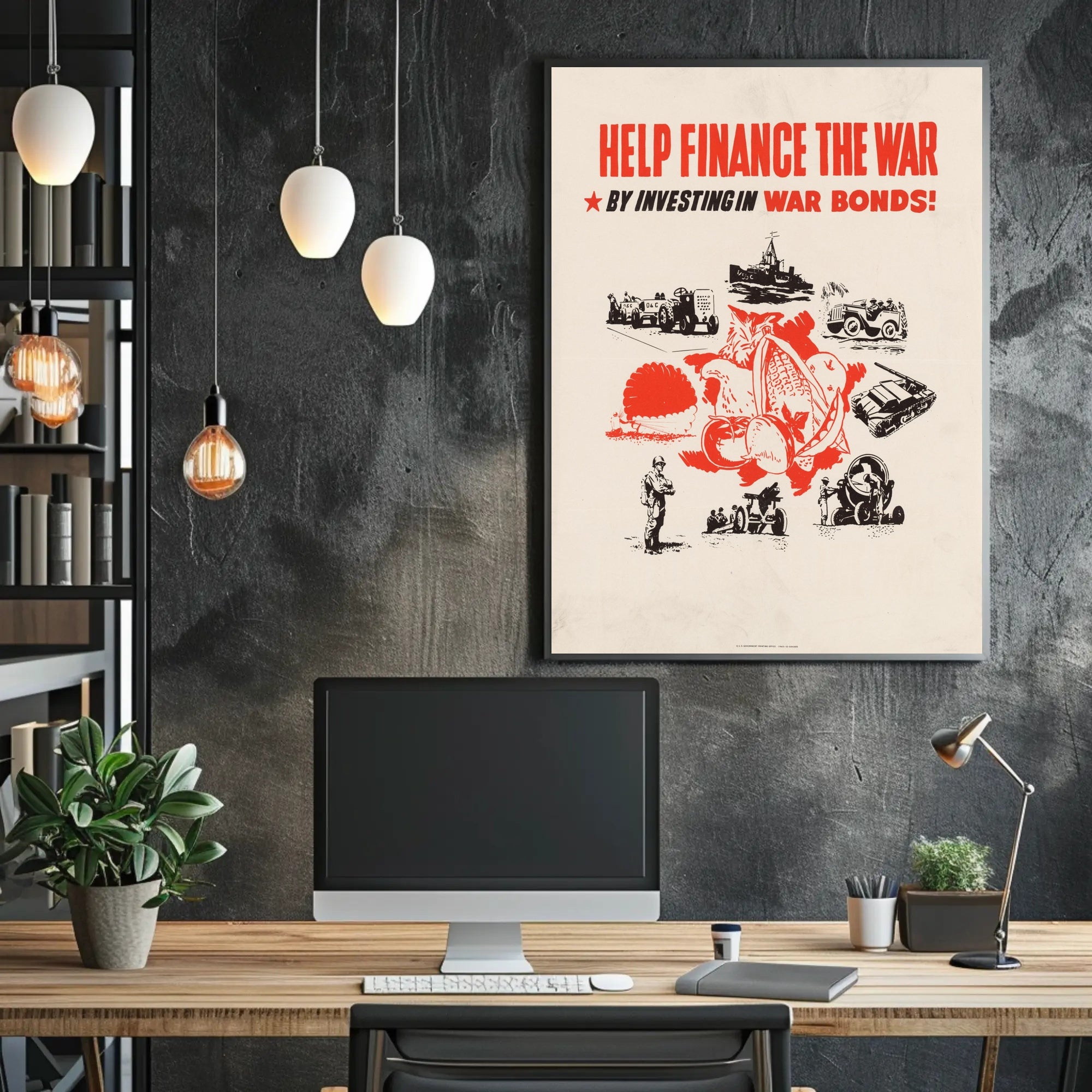 Support the War Effort Poster PosterGoat