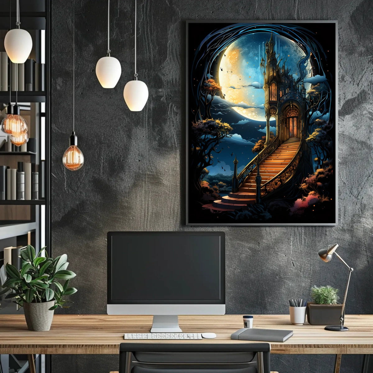 Moonlit Castle of Dreams