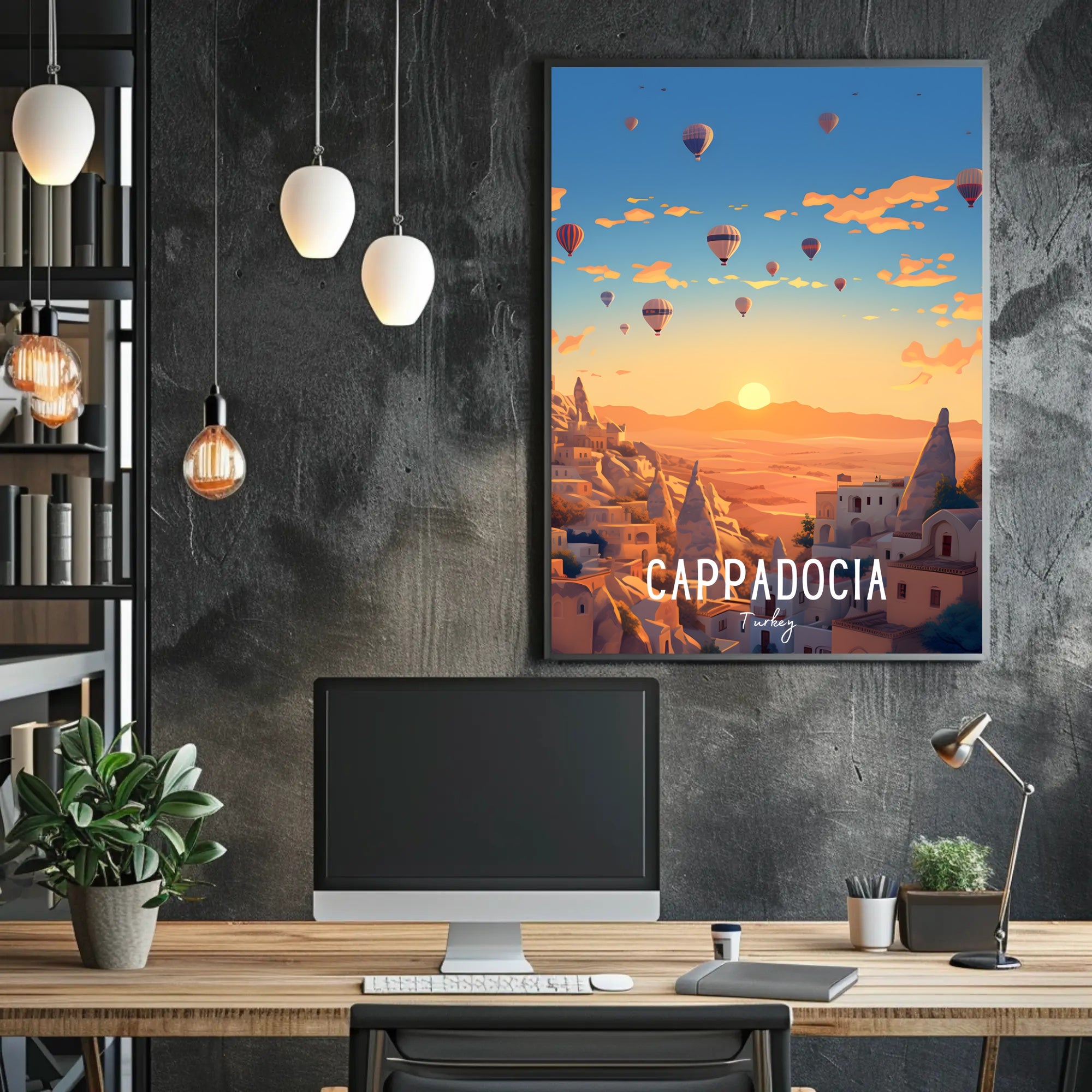 Cappadocia Sunrise Adventure Travel Poster