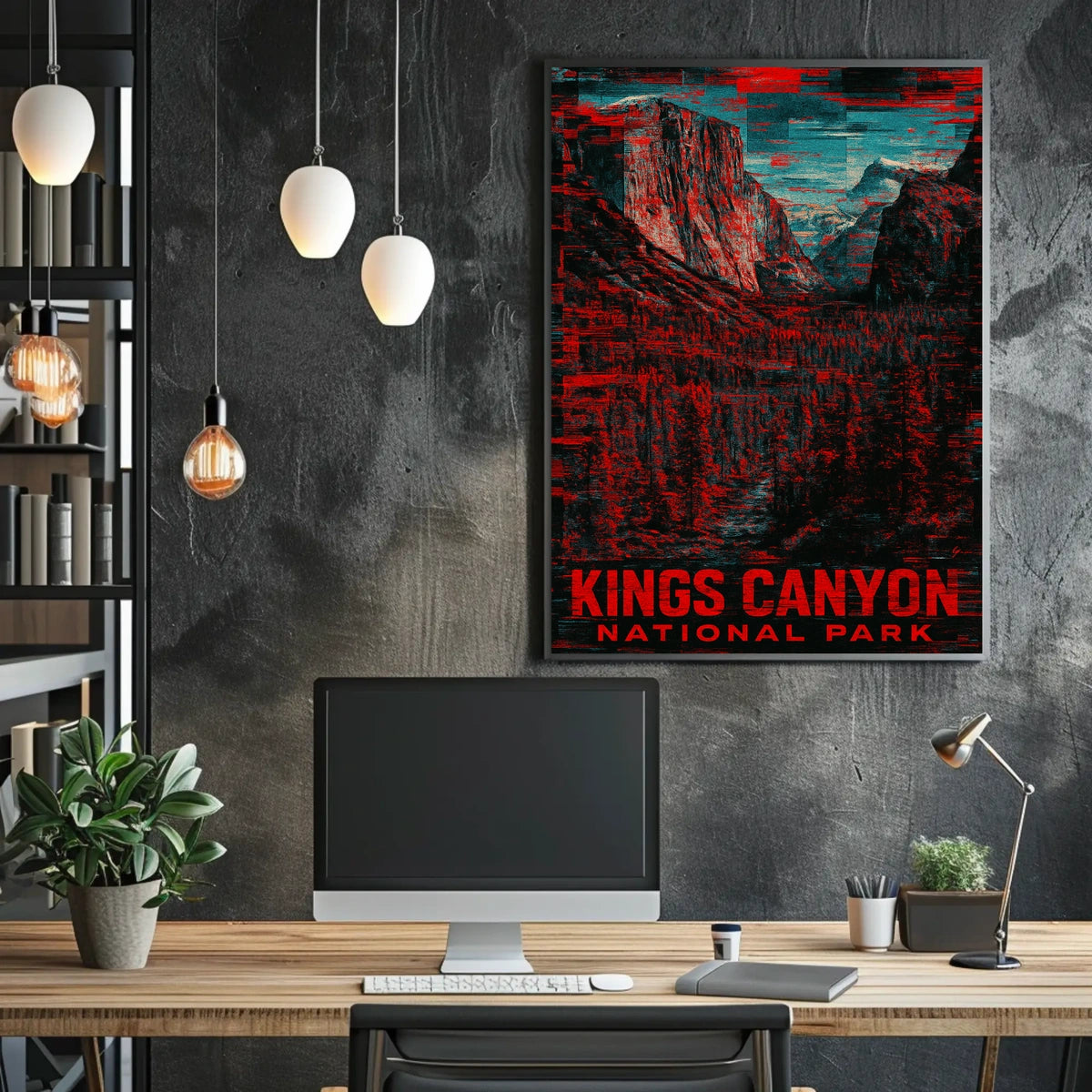 Kings Canyon National Park Scenic Wanderlust Poster