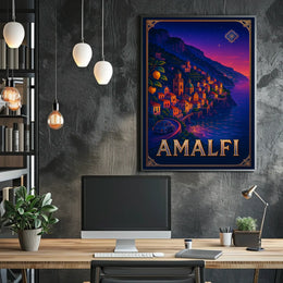 Amalfi Coast Dreamscape Poster