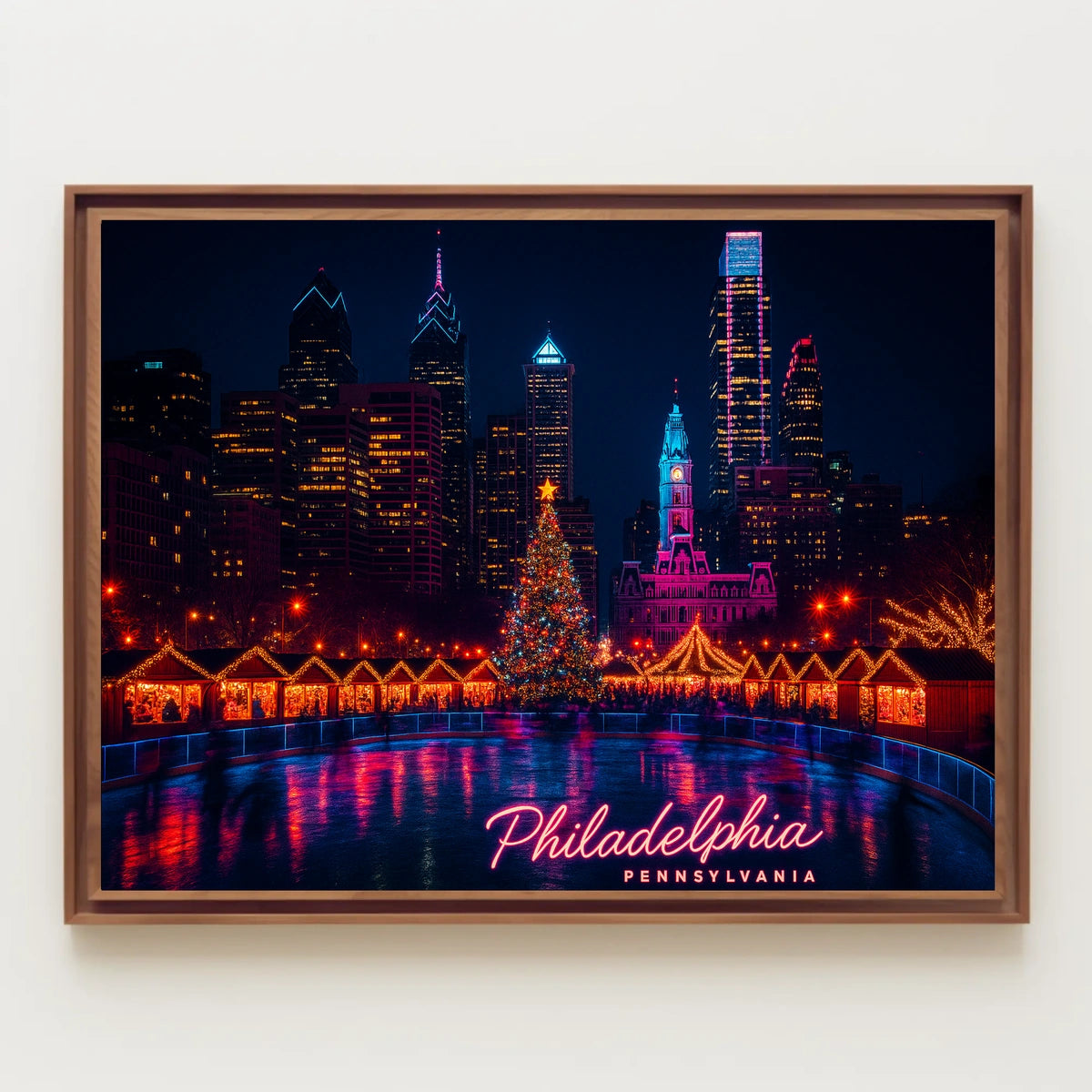 Philadelphia Winter Wonderland Poster