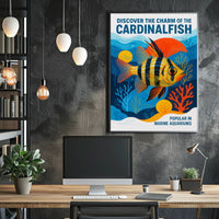 Discover the Charm of the Cardinalfish Poster PosterGoat