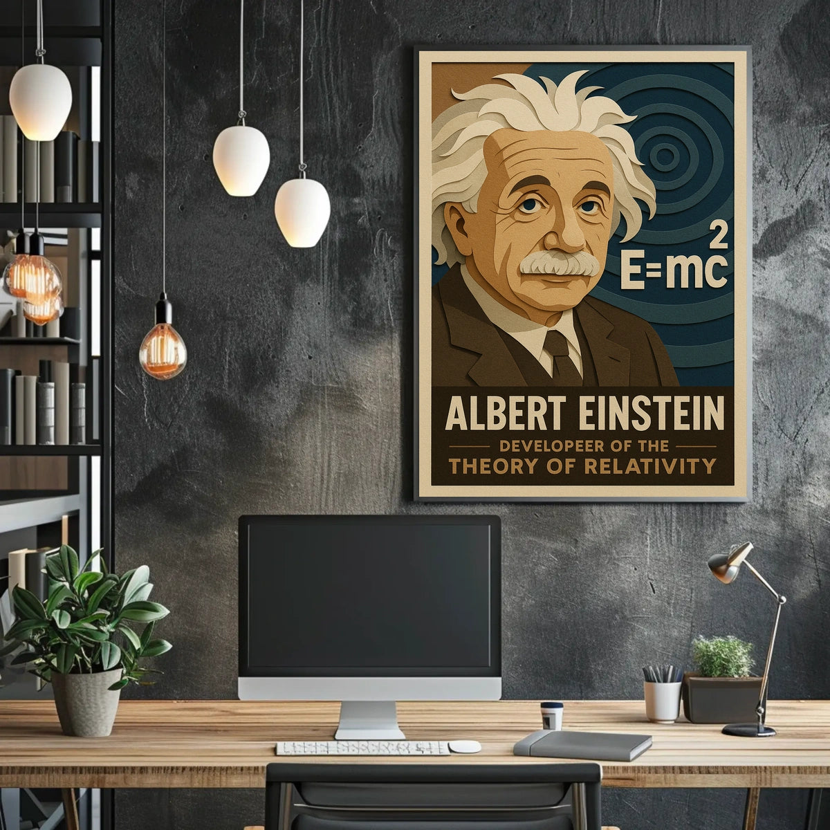 Albert Einstein Developer Of The Poster